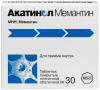 Акатинол Мемантин тбл п/п/о 10мг №30