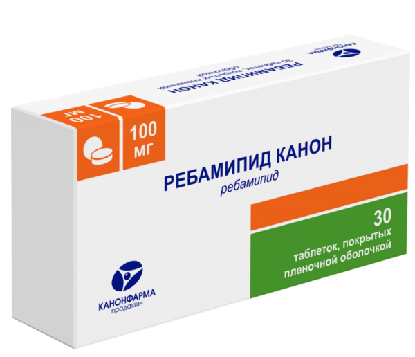 Ребамипид Канон тбл п/п/о 100мг №30